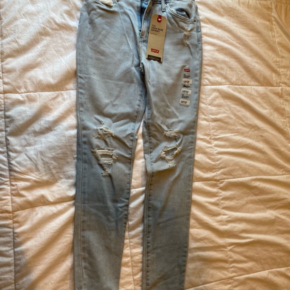Levis 721 high rise skinny jeans! NWT size 26 - Picture 6 of 8